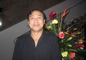 大陸新移民張天武觀看當晚的演出，他表示所有的節目都很美.jpg