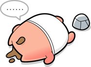 屁熊內褲豬偽line貼圖