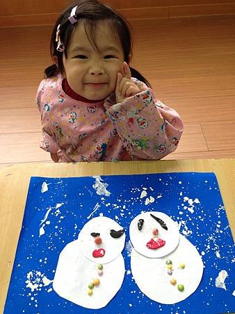 德安（6-4）小雪人貼畫