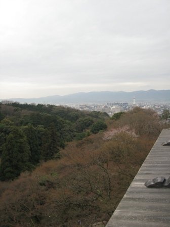 从清水寺看到的京都市景