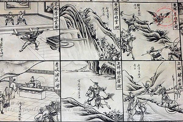 24保障宮左側牆面壁畫-薛仁貴征東.JPG