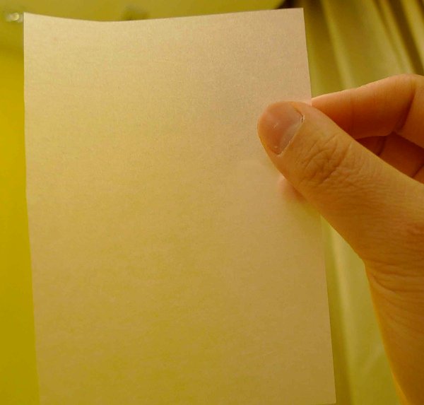 blotting paper test