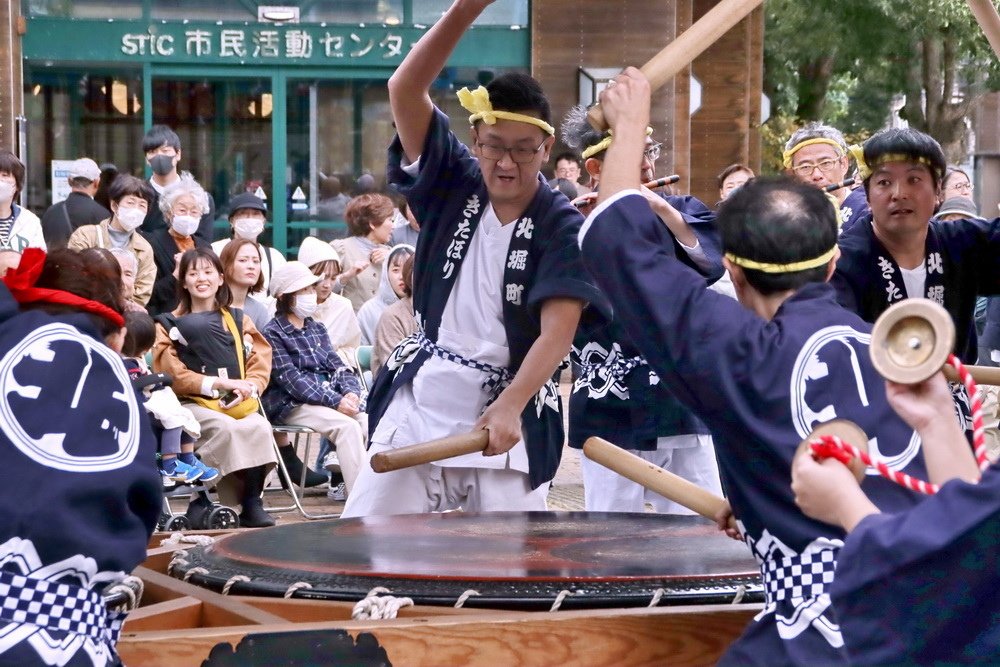 日本島根。松江祭 鼕行列︱16部鼕太鼓台車大遊行。鼓聲憾動，