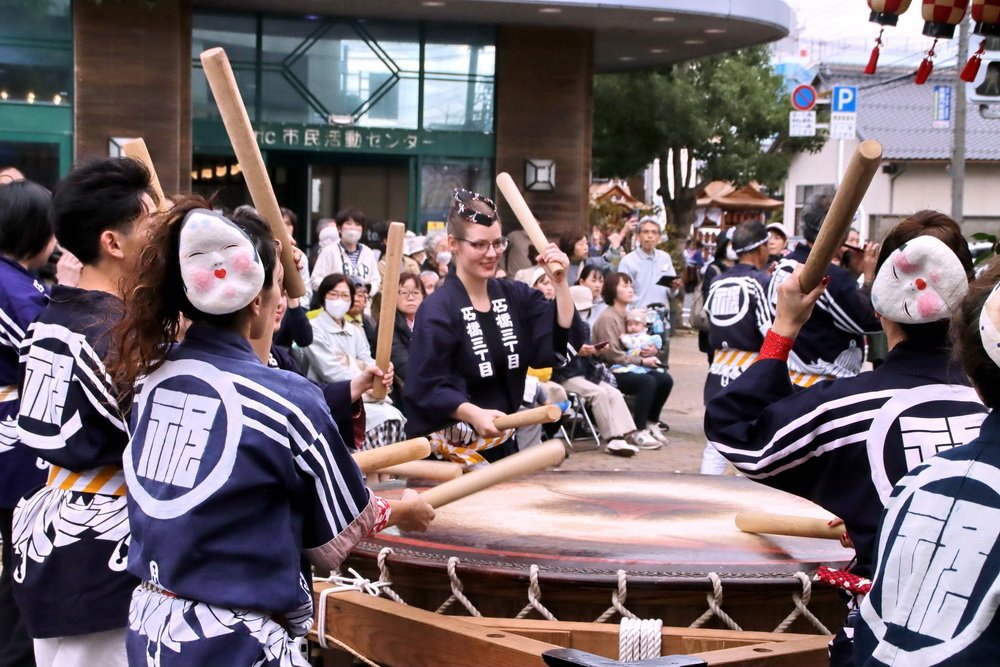 日本島根。松江祭 鼕行列︱16部鼕太鼓台車大遊行。鼓聲憾動，