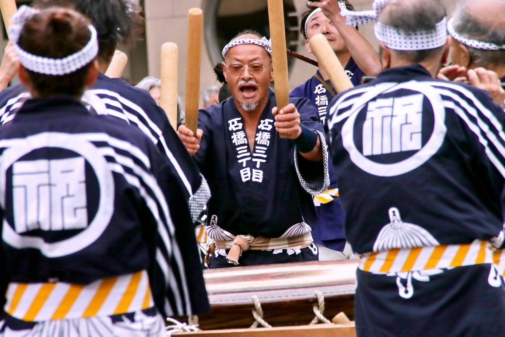 日本島根。松江祭 鼕行列︱16部鼕太鼓台車大遊行。鼓聲憾動，