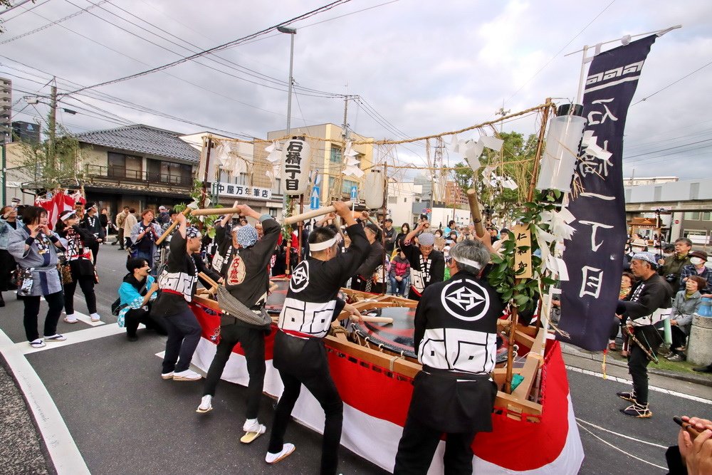 日本島根。松江祭 鼕行列︱16部鼕太鼓台車大遊行。鼓聲憾動，