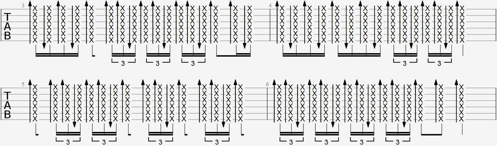 triplet strum