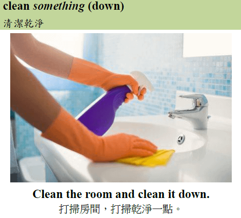 clean down