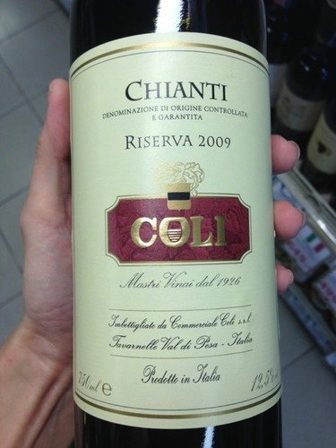 coli chianti 2009