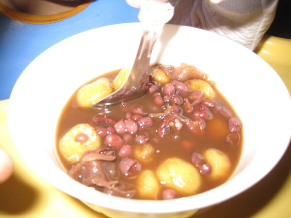 紅豆湯加地瓜圓