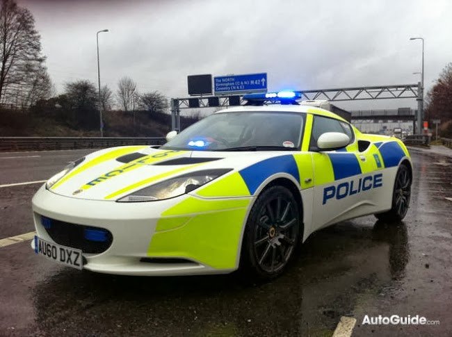 police UK lotus evora