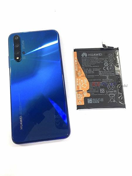 HUAWEI華為Nova5T更換電池,很快沒電,蓄電力不好【