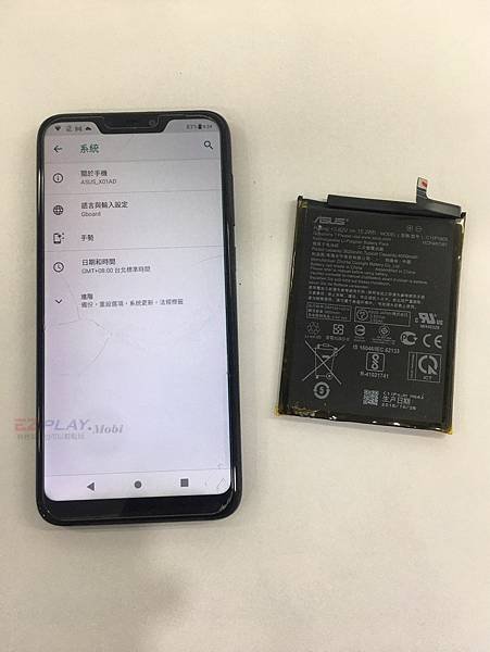 華碩ZenFone Max M2/X01AD更換電池,ZB6