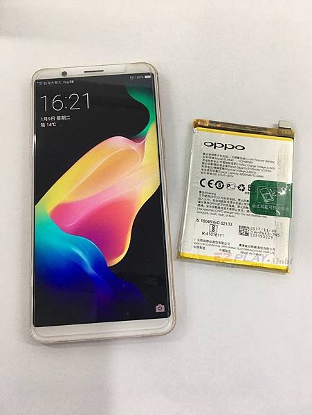 OPPO R11S更換電池,耗電快6年沒換過電池【947手機