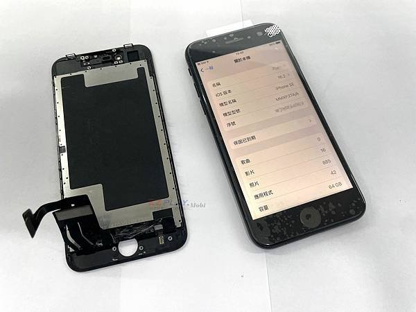 iphoneSE第三代更換螢幕,手機跳車沒畫面了【947手機