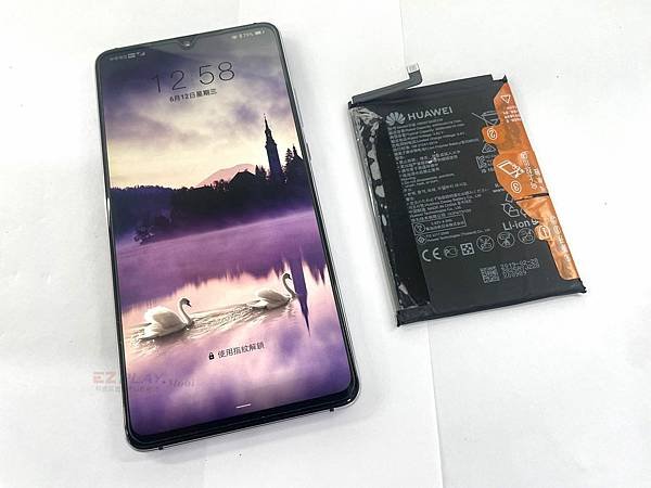 HUAWEI華為Mate20X更換電池,電池老化耗電變快【9