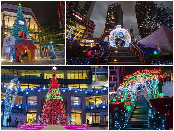 台北信義區夜景聖誕燈封面