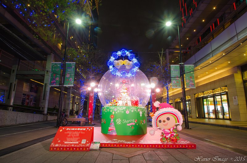 台北信義區夜景聖誕燈飾_統一阪急_信義誠品 4