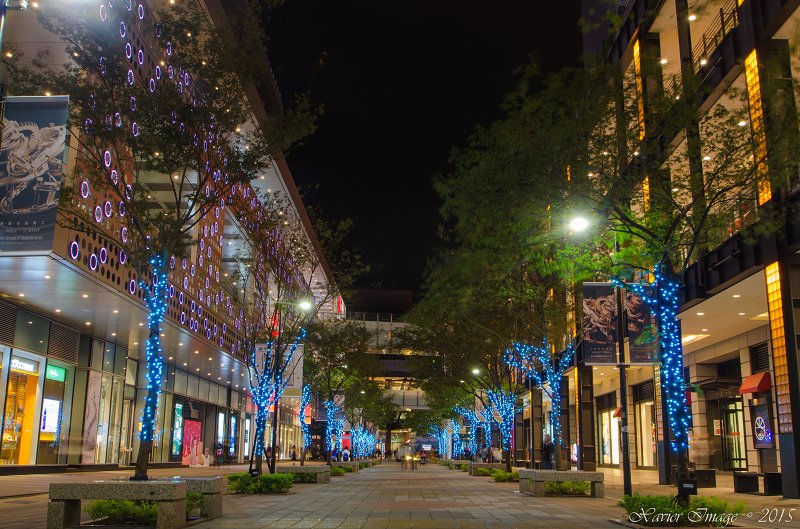 台北信義區夜景聖誕燈飾_新光三越