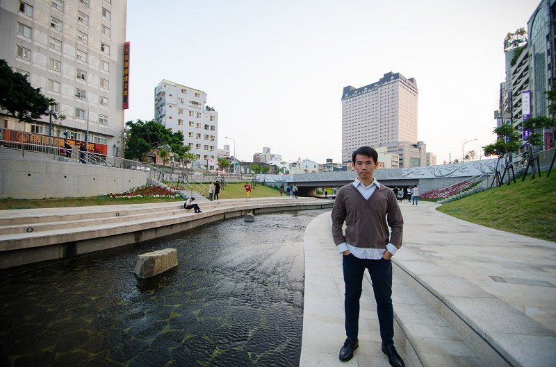 台中柳川藍帶水岸