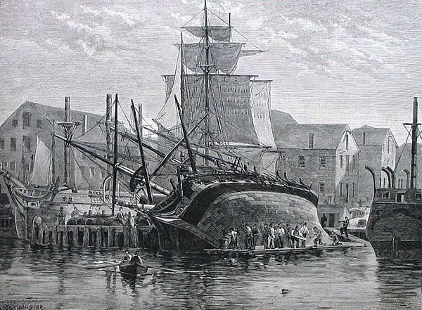 An_Old_Whaler_Hove_Down_For_Repairs,_Near_New_Bedford(圖片引自維基共享資源).jpg