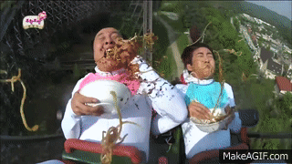Infinite_Challenge_Roller_Coaster_Jajang_firecracker_fired_20150516.gif