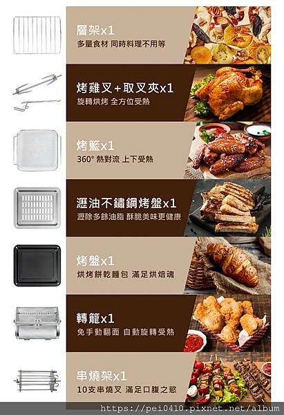 煮婦神隊友 【SANSUI山水】15L旋風溫控智能氣炸烤箱 