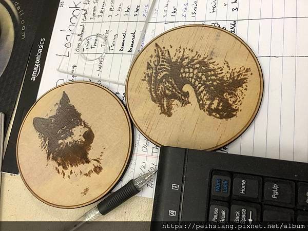 Learning to use laser cutting for making something