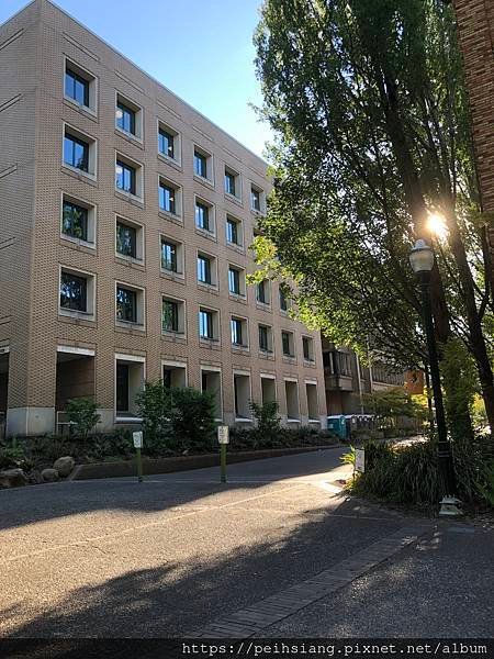 Summer walk on campus