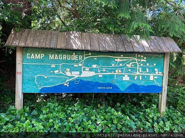 Map of Camp Magruder