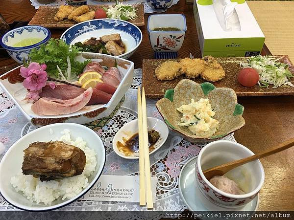 長崎県の壱岐の島の民宿宝来荘