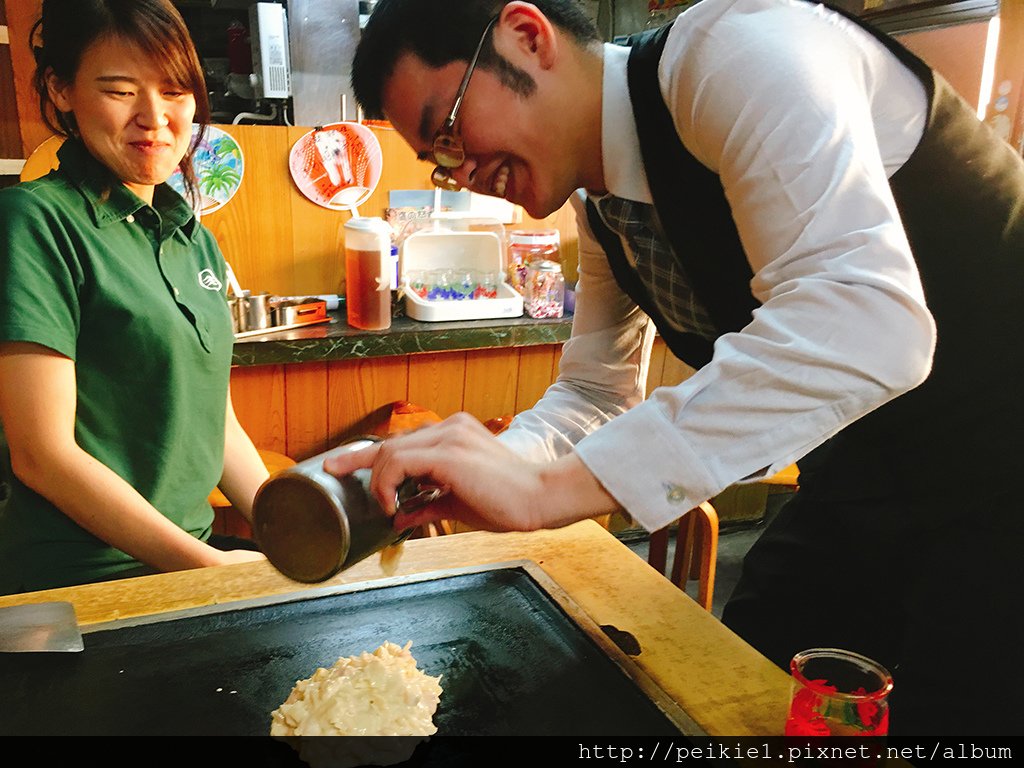 福岡県みやこ町お好み焼きおがた。福岡縣京都町超美味大阪燒おがた