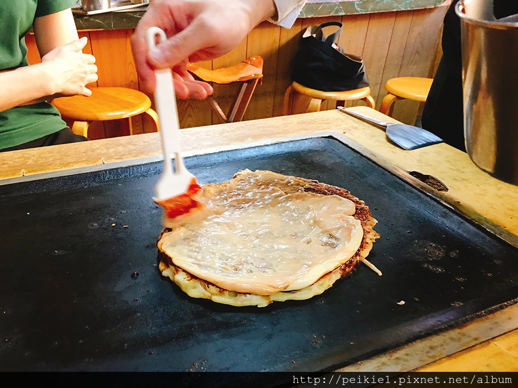 福岡県みやこ町お好み焼きおがた。福岡縣京都町超美味大阪燒おがた