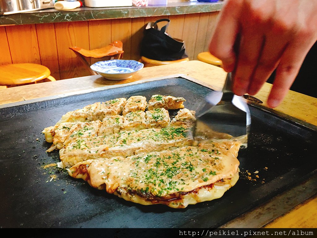 福岡県みやこ町お好み焼きおがた。福岡縣京都町超美味大阪燒おがた