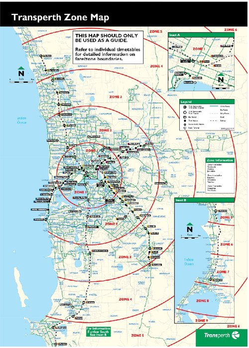 Transperth-Zone Map