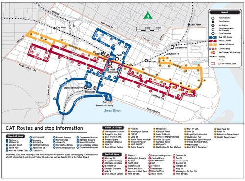 Transperth-CAT Map