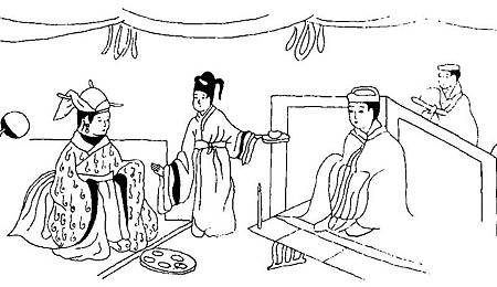 漢墓壁畫_巾幗