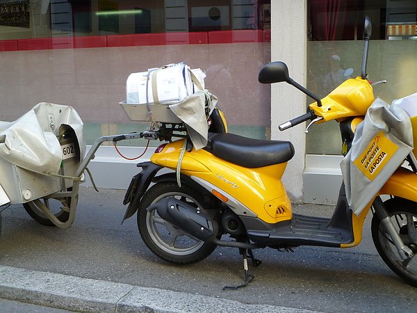 郵差的車