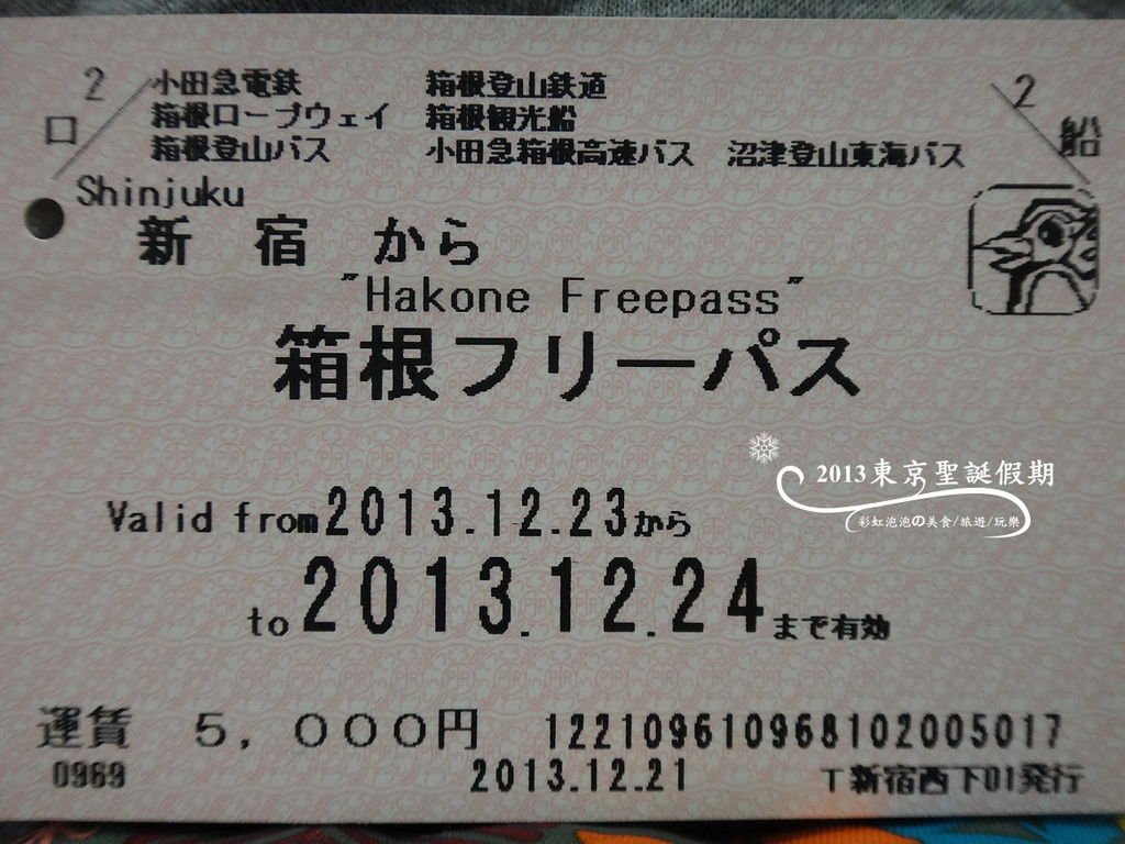 32.箱根FREE PASS