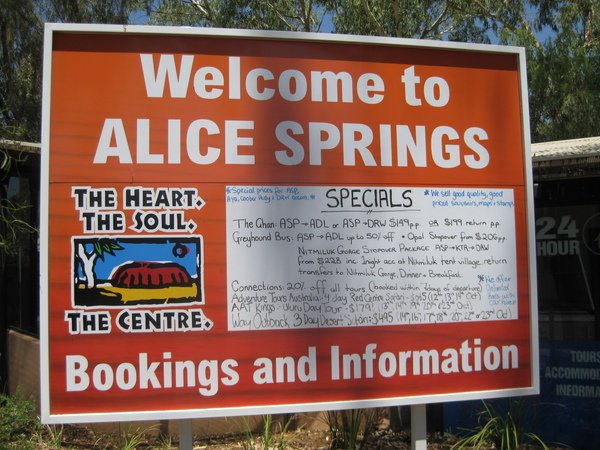 終於來到AliceSprings