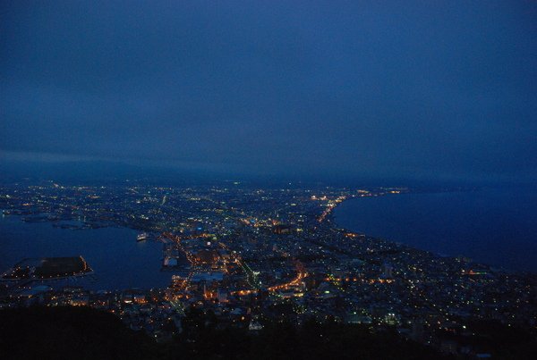 涵館有名的夜景