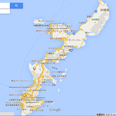 google map - okinawa