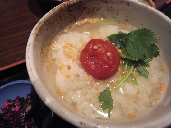 酸梅茶泡飯