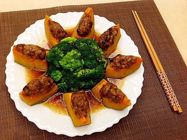 豉汁肉釀南瓜