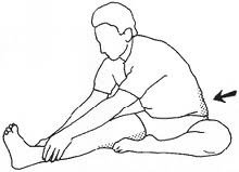 Hamstring stretch 1
