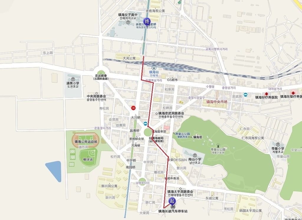 JINHAE MAP