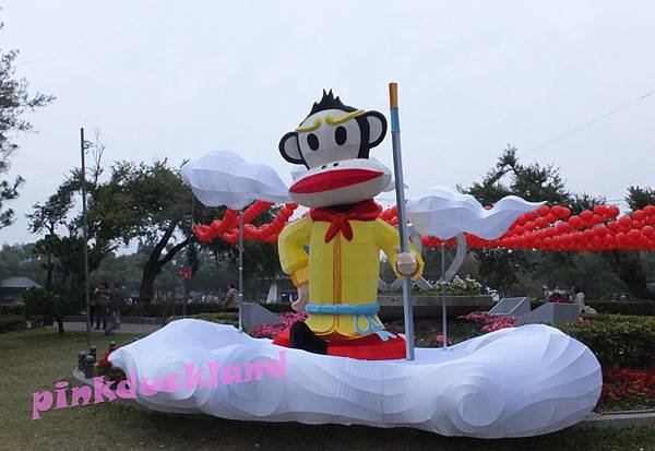 2016 中台灣元宵燈會 嬉遊台中 台中公園花燈 Paul Frank大嘴猴