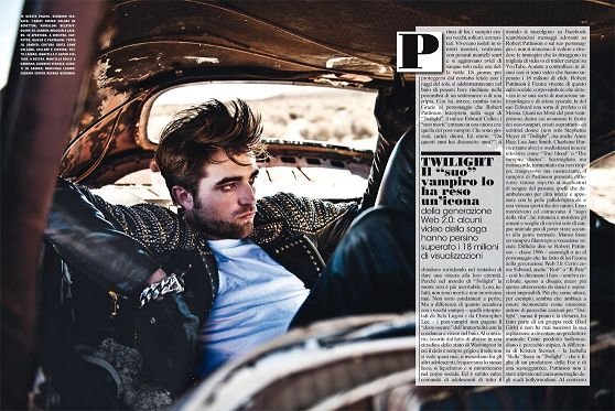 2012 Rob 登上「L&apos;Uomo Vogue」十一月號（5) 