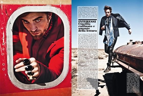 2012 Rob 登上「L&apos;Uomo Vogue」十一月號(7)