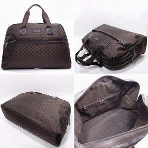 293573 $499 DUFFLE 19 NYLON BROWN 2094.jpg